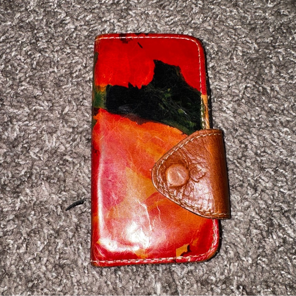 Patricia Nash iPhone 8 Case Stylish Red and Black Phone Case